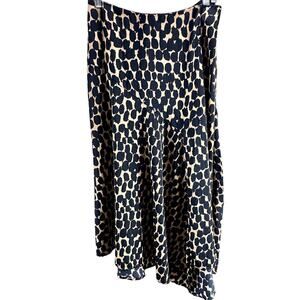 Who What Wear animal print asymmetrical skirt mob wife aesthetic midi size 4